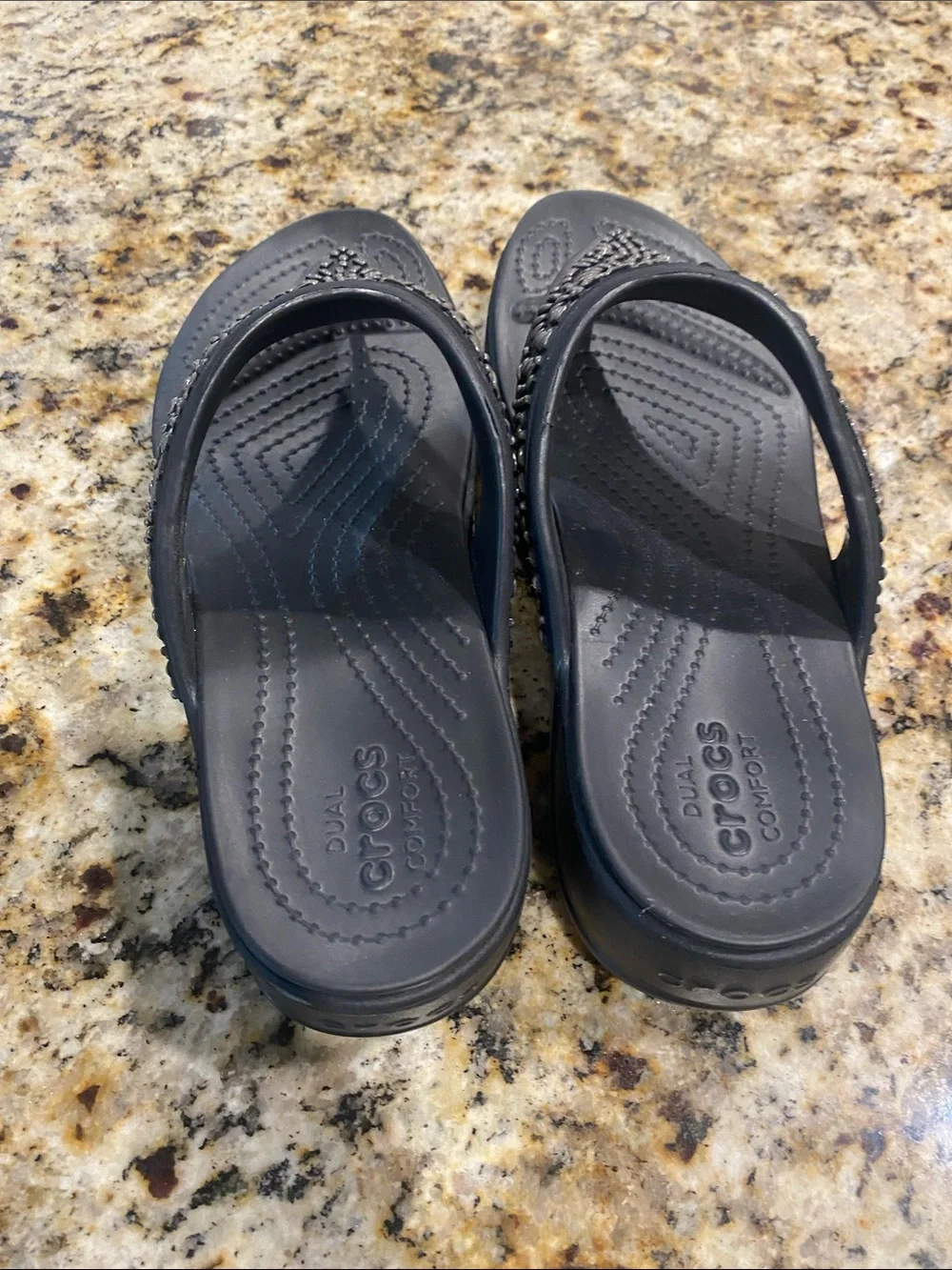 CROCS wedge thong